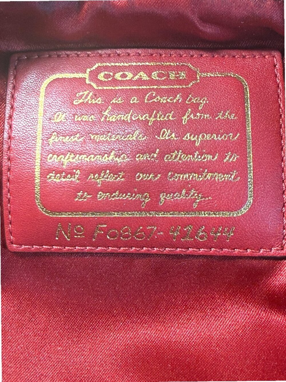 Coach Signature Stripe Swingpack Crossbody Shoulder Bag - Picture 9 of 16